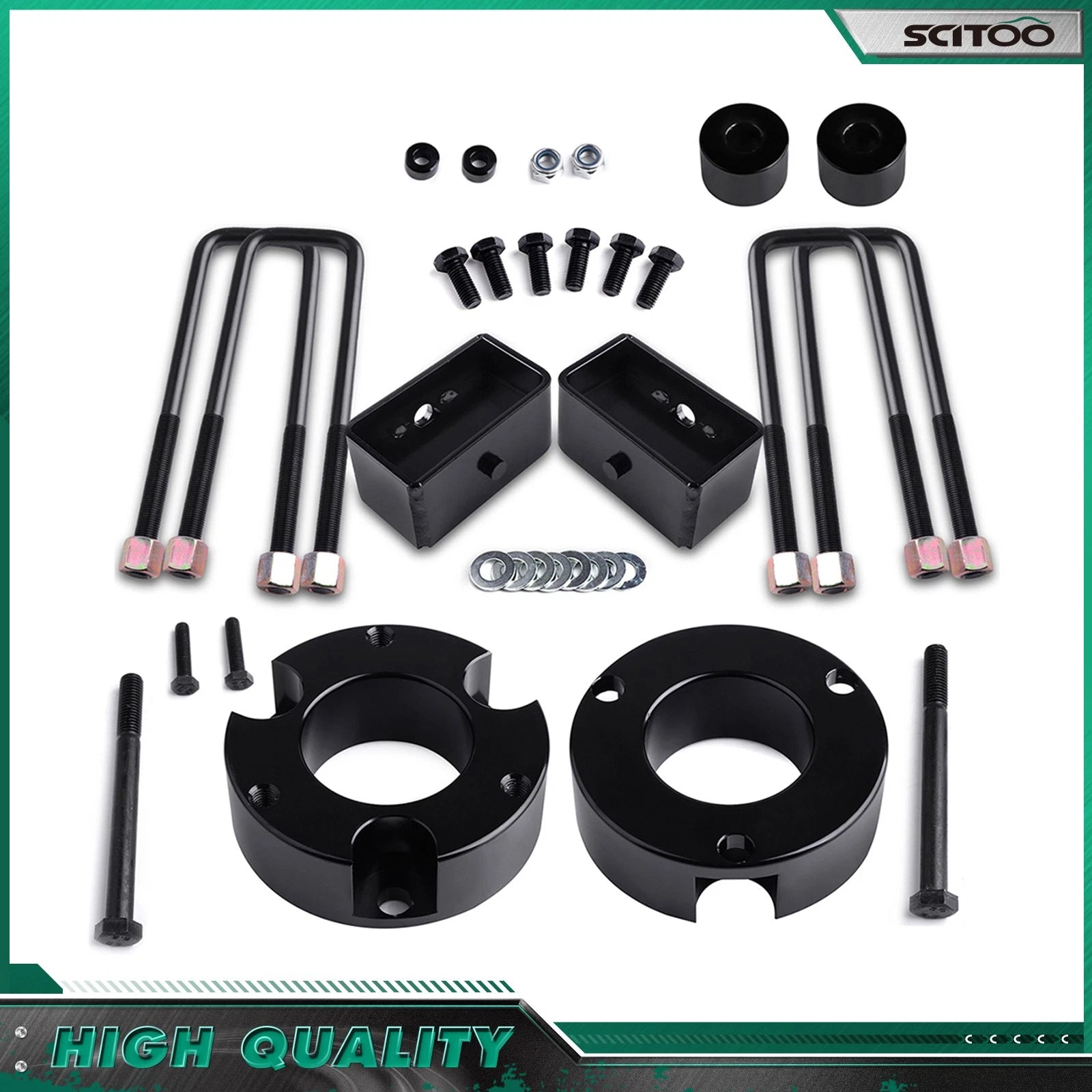 3" Front & Rear Leveling Kit w/ Diff Drop for Toyota Tacoma (2005–2020)