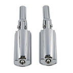 Pair Chrome Passenger Foot Pegs for Harley Softail Slim (2012-2017)