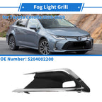 Front Left Fog Light Grill No. 5204002200 for Toyota Corolla (2015–2019)
