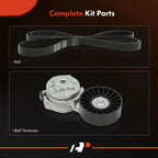 2X Serpentine Belt Drive Component Kit for Ford E-150 E-250 (2000-2014)
