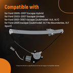 Front Right Power Window Regulator for Ford Escape Mercury Mariner (2001-2007)