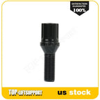 Set of 20 Black Wheel Lug Bolts M12x1.25 for Jeep Renegade, Dodge