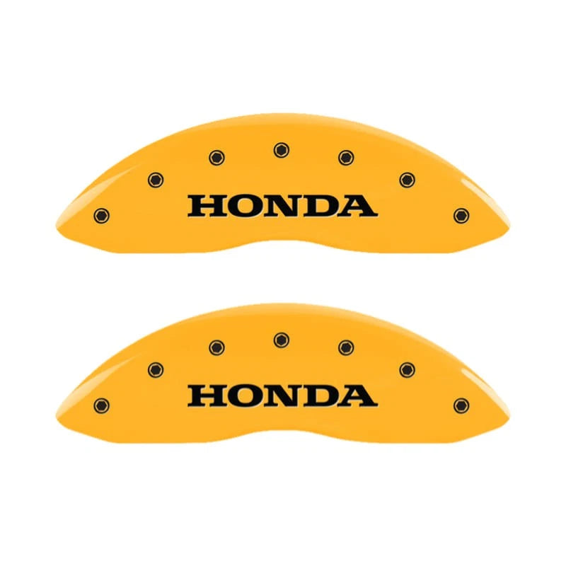 Set of 4 Yellow Caliper Covers for Honda Pilot (2023–2025)