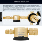 Nitrogen Regulator for - Yellow, Metal, 1/4 Hose Interface