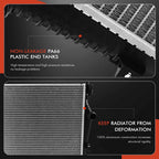 Radiator for Chrysler 200 (2015-2017) Jeep Cherokee (2014-2018)