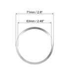 Set of 4 Wheel Rim Center Cap Hub Rings for Volkswagen (63mm)