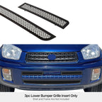 Stainless Steel Black Mesh Grille Insert for Toyota RAV4 (2001-2003)