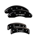 Set of 4 Gloss Black Caliper Covers for Acura CL 2001–2003 by MGP
