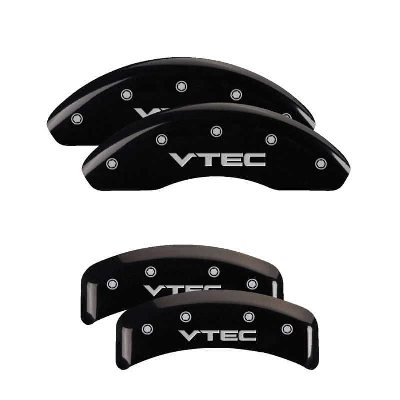 Set of 4 Gloss Black Caliper Covers for Acura CL 2001–2003 by MGP
