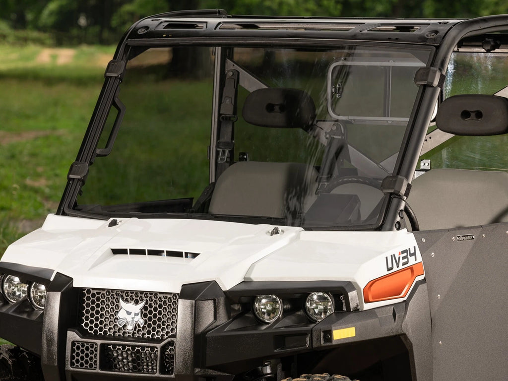 Scratch Resistant Dark Tint Windshield for Bobcat UV34 (2018–2023)