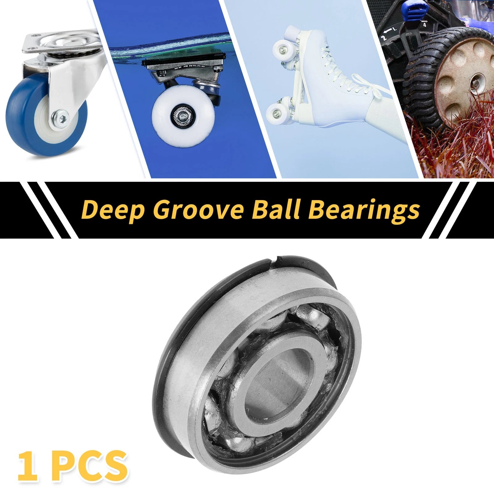 6201NR Deep Groove Ball Bearing for Scooter Skateboard Wheel (P5)
