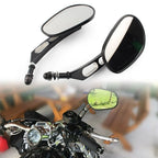 2pcs Rearview Side Mirror Gloss Black for Harley Sportster 883 (2004–2023)