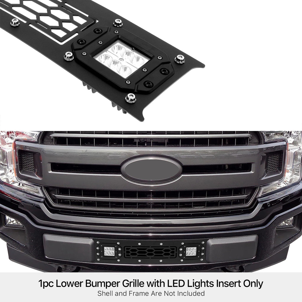 Bumper with LED Grille Insert for Ford F-150 (2018-2020)