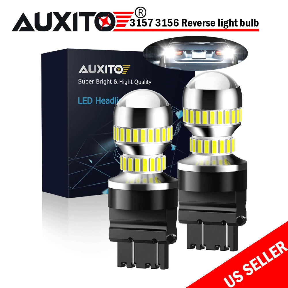 2X LED Backup Reverse Light Bulb for AUXITO 3156 3157 (6000K)