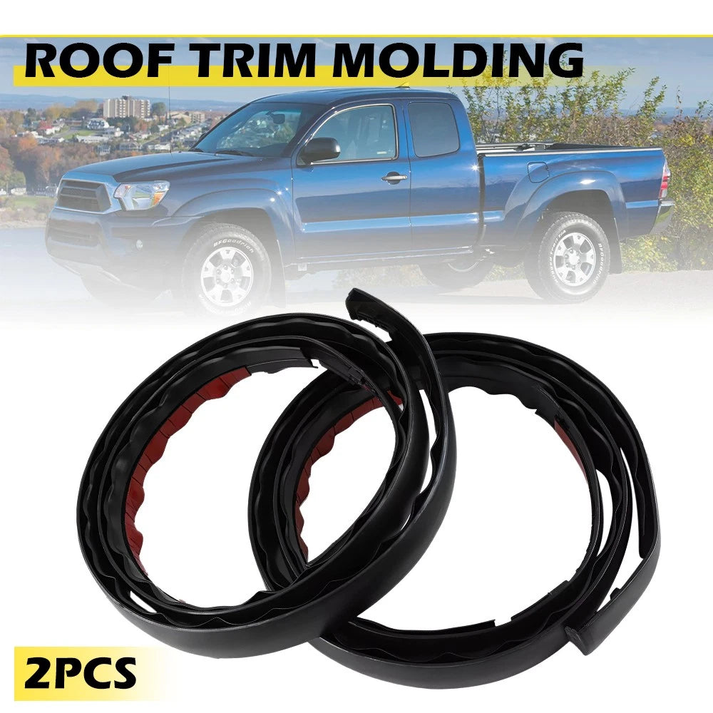 2X Roof Drip Trim Molding for Toyota Tacoma Double Cab (2005–2015)
