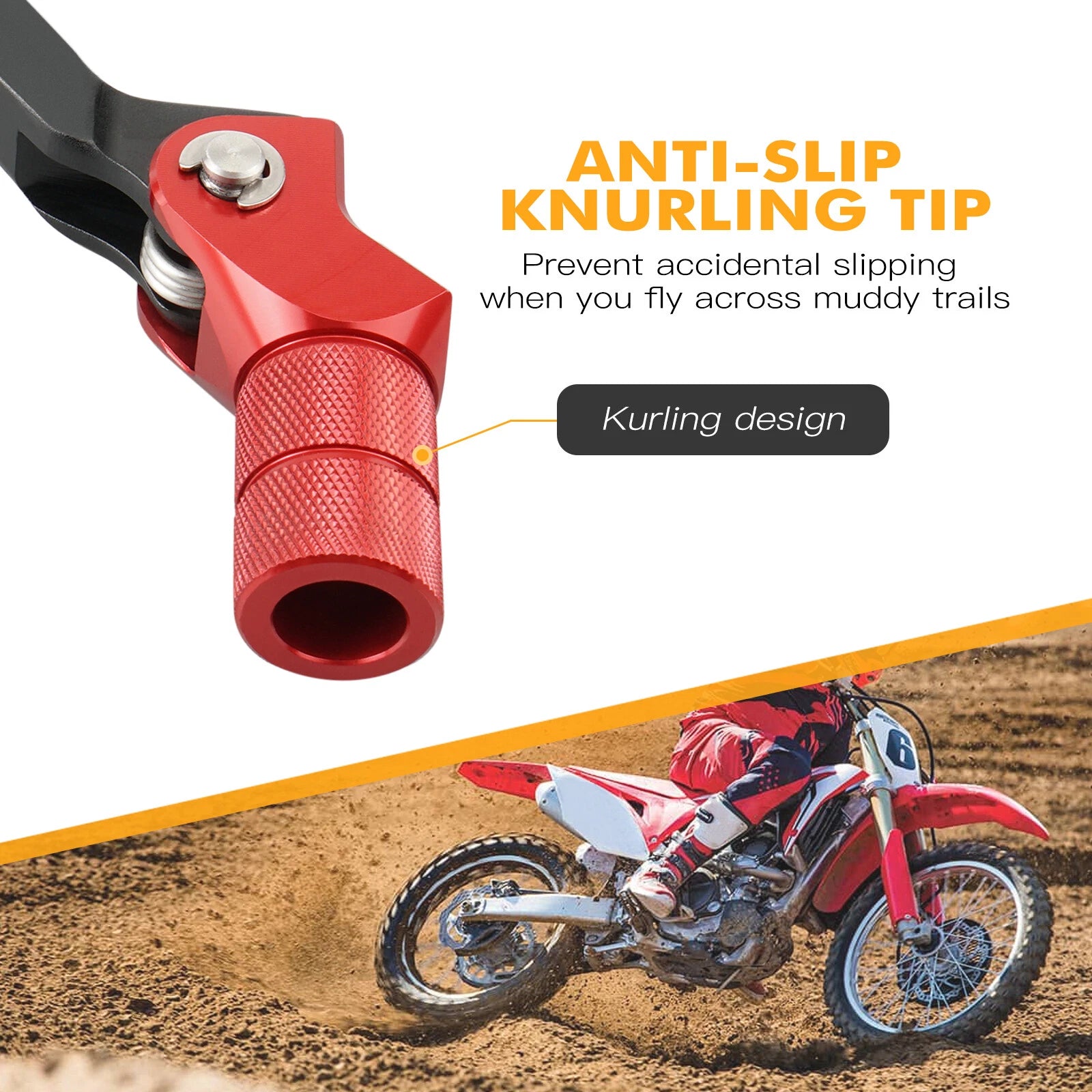 CNC Forged Gear Shift Lever for Honda CRF450R CRF250RX (2017–2023)