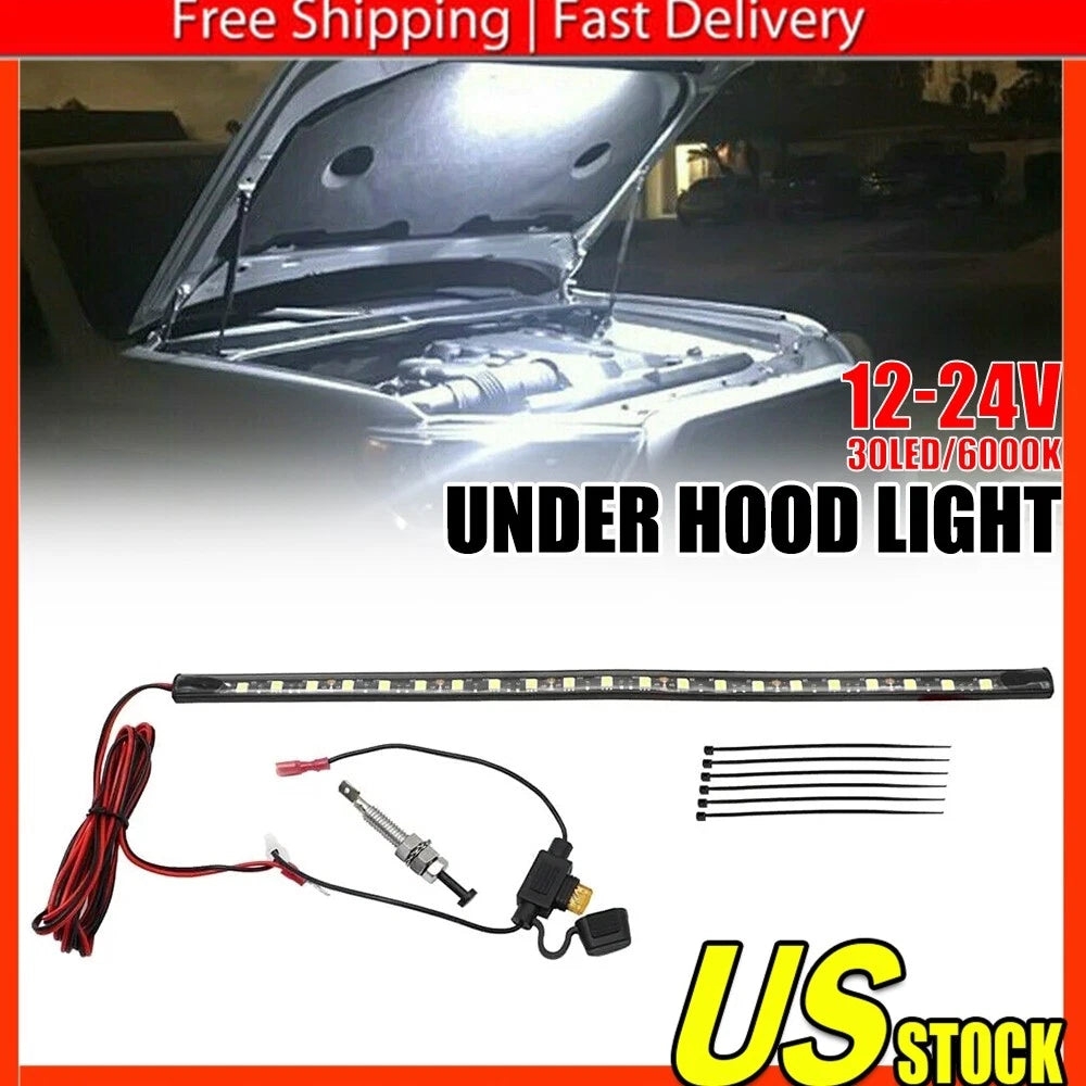 LED Under Hood Light Kit for Universal Fit Vehicles (1/2 Set)
