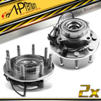 2X Front Wheel Hub & Bearing Assembly for Chevy Silverado 2500 HD (2001–2019)