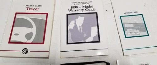 Factory Owners Manual Set for Mercury Tracer (1998)