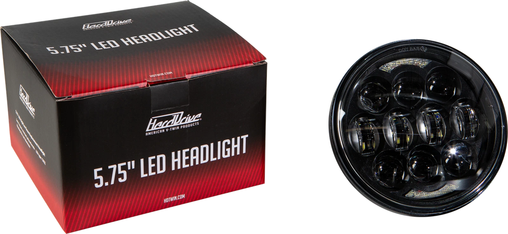 5.75 Inch LED Headlight for V-Twin Motorcycle (80W)