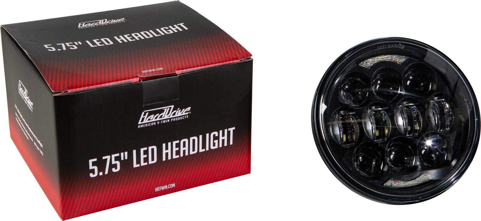 5.75 Inch LED Headlight for V-Twin Motorcycle (80W)