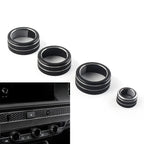 Black AC Climate Control Knob Ring Cover for Honda Civic CR-V (2023–2024)
