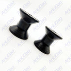 2Pcs Bow Stop Rollers for Boat Trailer (3 Inch Mounting Width)