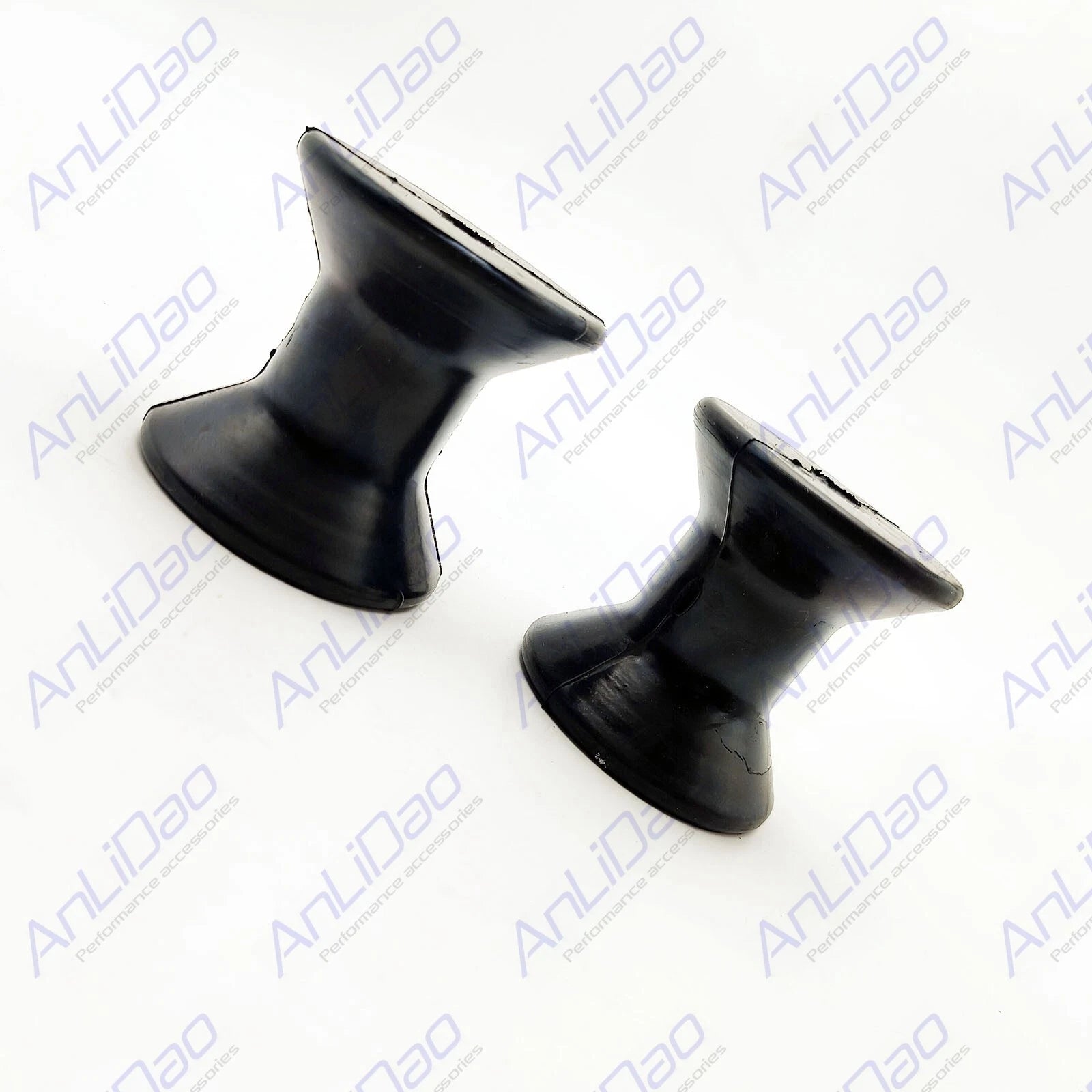 2Pcs Bow Stop Rollers for Boat Trailer (3 Inch Mounting Width)