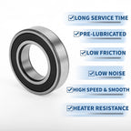 Deep Groove Ball Bearing 30x55x13mm for Scooter Skateboard (6006VV)