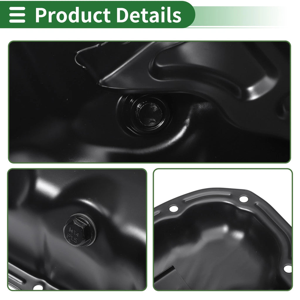 1 Pc Engine Oil Pan No.2151025001 for Hyundai Tucson (2011–2013) Iron Black