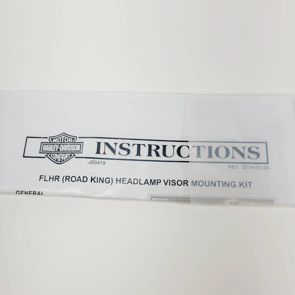 7" Headlamp Visor Mounting Kit for Harley-Davidson Road King (1994–2023) - 67761-96