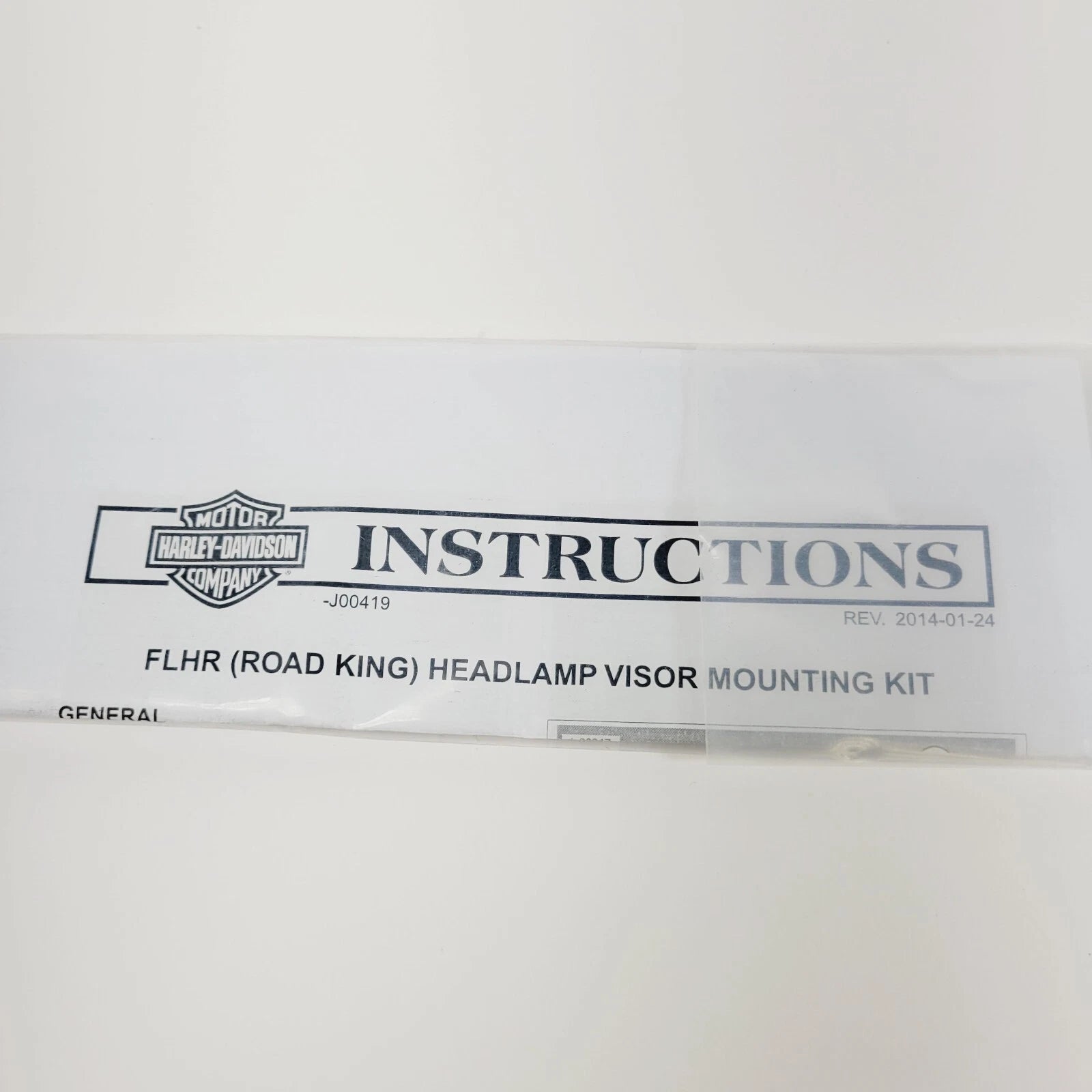 7" Headlamp Visor Mounting Kit for Harley-Davidson Road King (1994–2023) - 67761-96