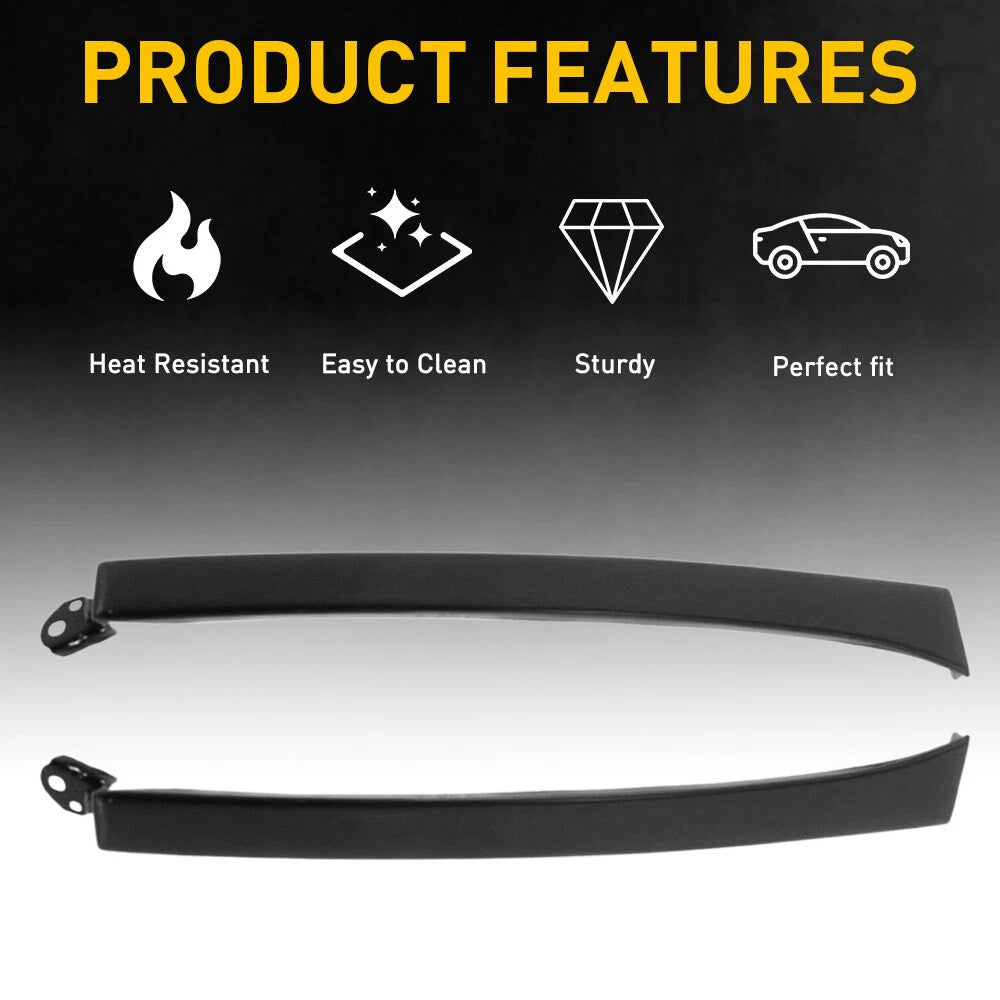 Set of 2 Front Bumper Grille Headlight Filler Trim for Toyota 4Runner (2003–2005)