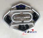 2 Inch Universal Intercooler Turbo Aluminum Piping & Black Silicone Hose