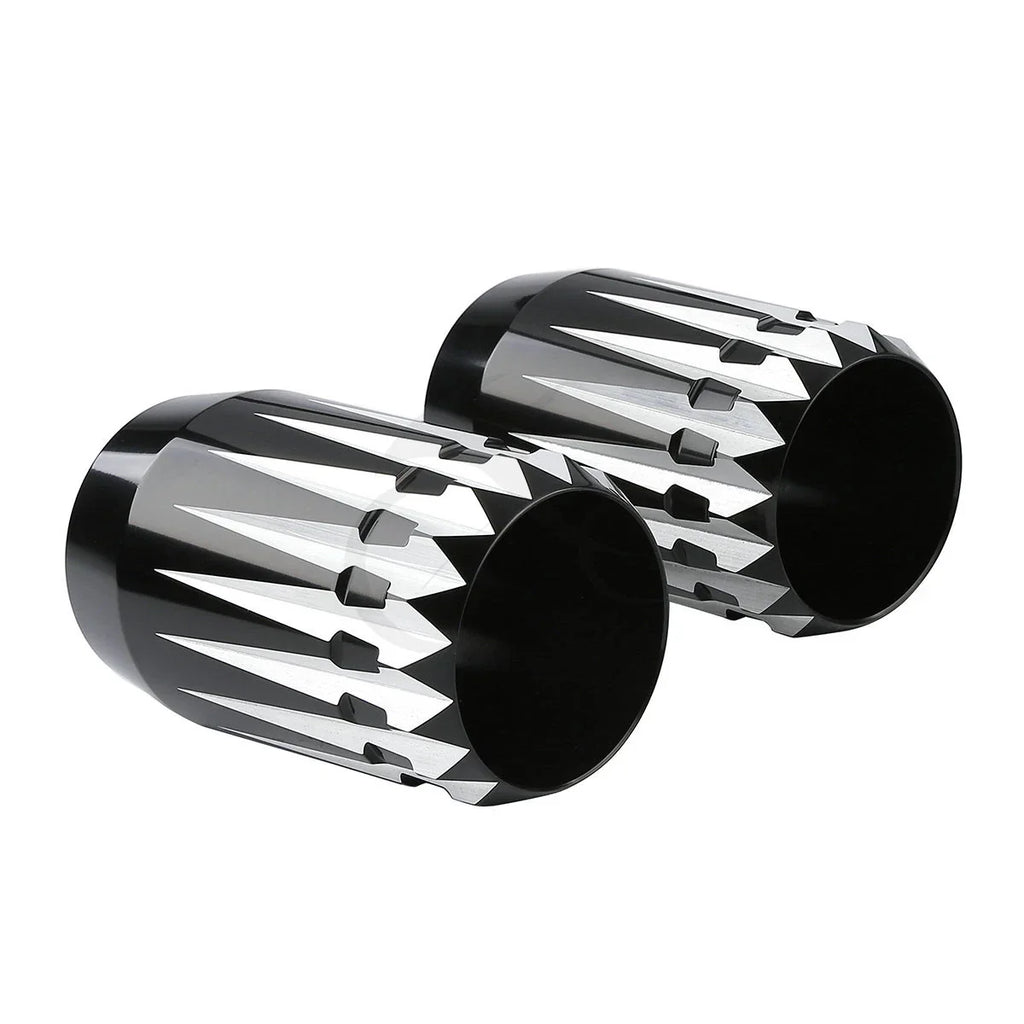 Aluminum Upper Fork Slider Covers for Harley Road King Electra Glide (84-13)