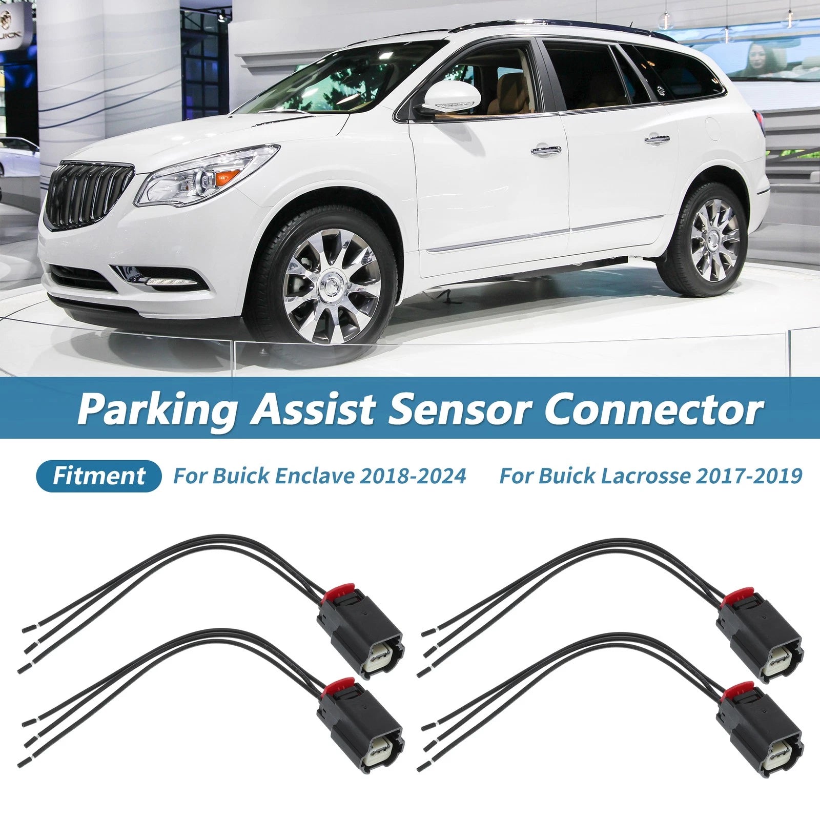 Parking Assist Sensor Connector for Buick Enclave (2018–2024) 31404-3110