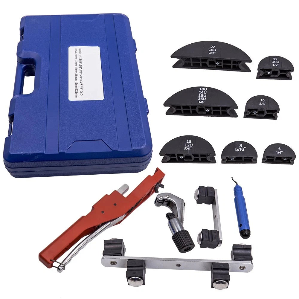 Ratcheting Pipe Bender Tool Kit for HVAC Refrigeration
