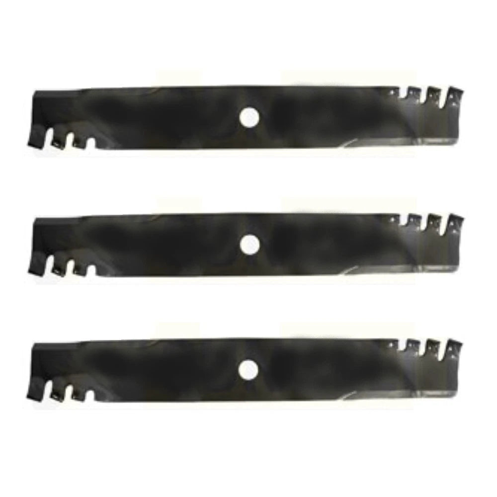 3 Mulching Blades for John Deere 60" 7 Iron Deck (M128485, M131958)