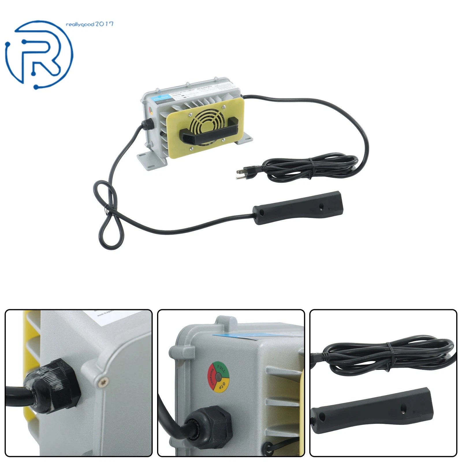 48V 18A Charger for EZGO TXT Golf Cart (IP67 Waterproof)