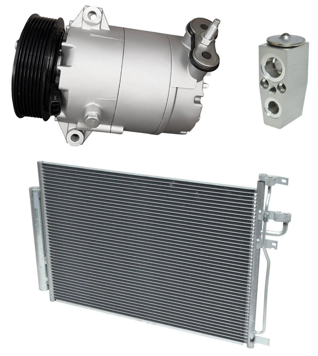 AC Compressor Kit With Condenser for Saturn Vue 2.4L Hybrid (2008-2008)