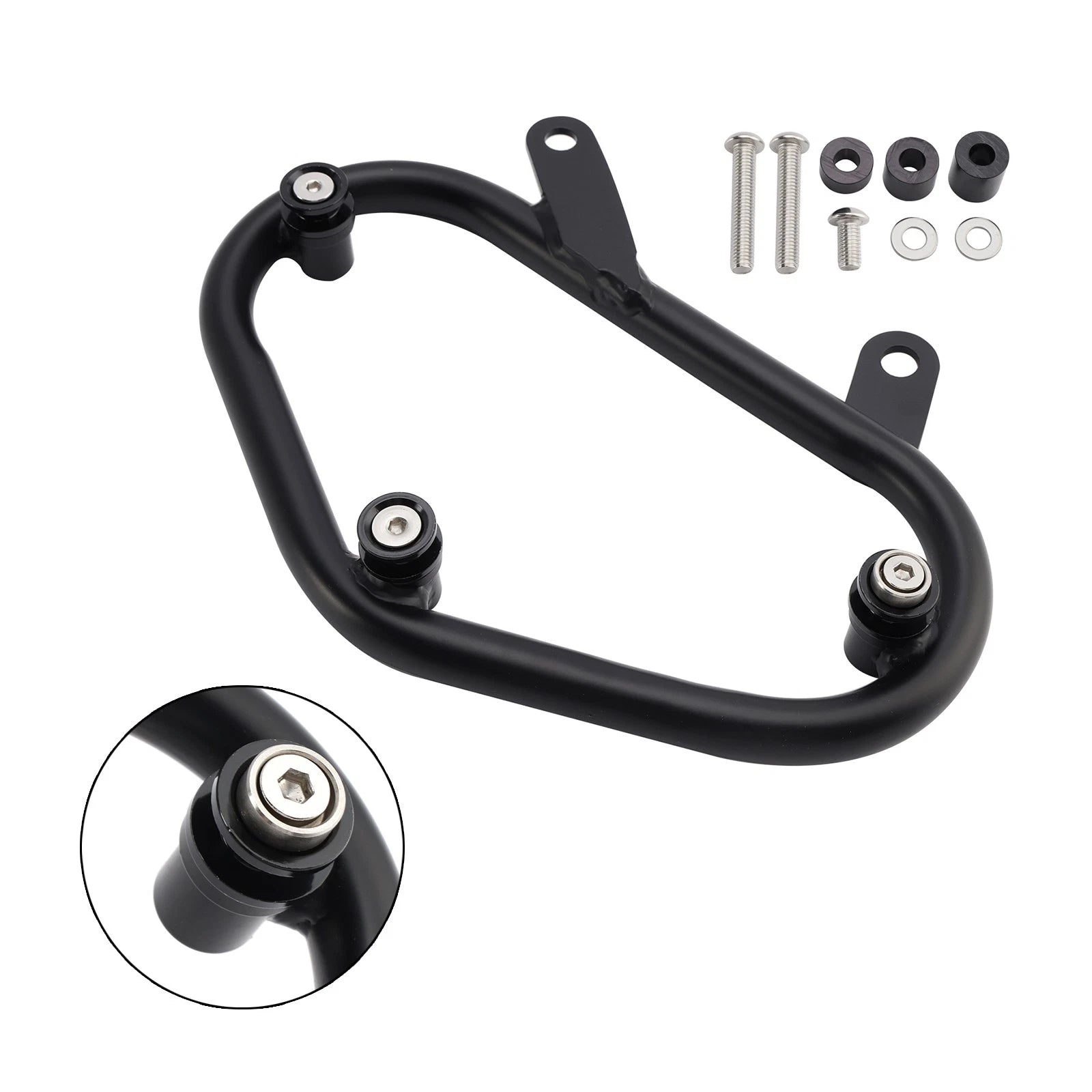 Luggage Rack Side Saddle Bag Mount Bracket Left for Speed Scrambler 400 X (2024-2025)