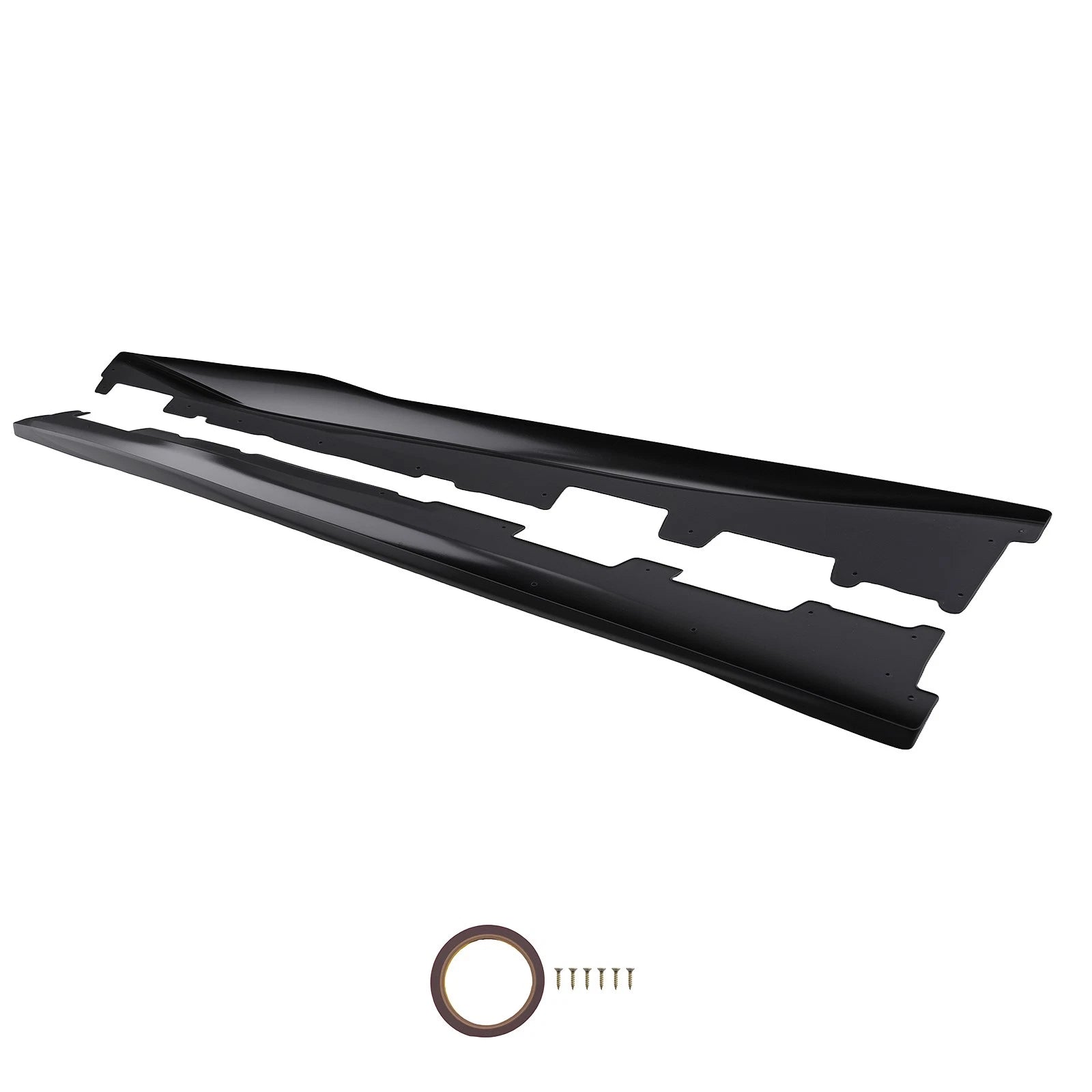Side Skirts for Chevy Camaro (2016-2023) Matte Black ABS Plastic