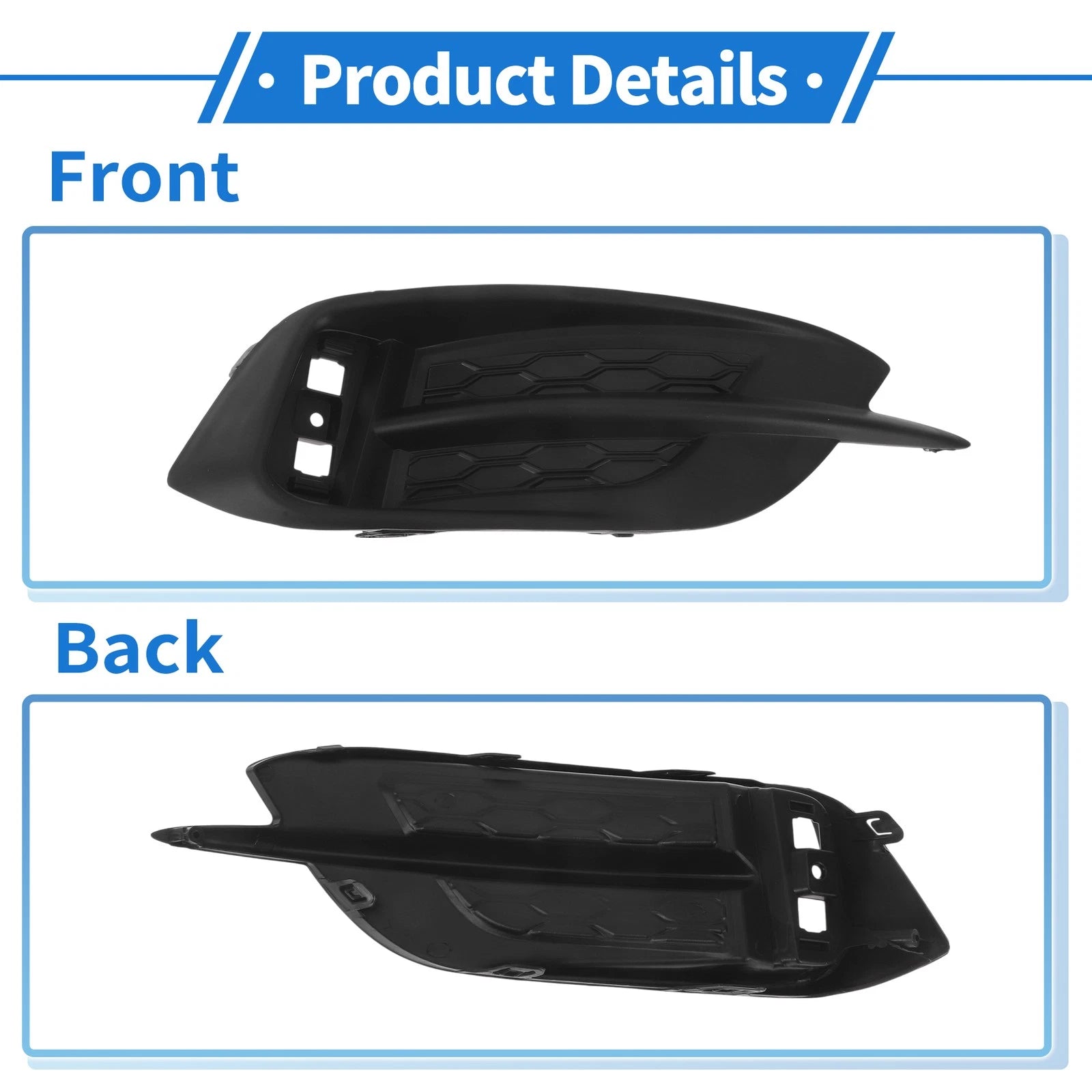 Rear Left Fog Light Grill No. 71508TEAT00 for Honda Civic (2016–2021)