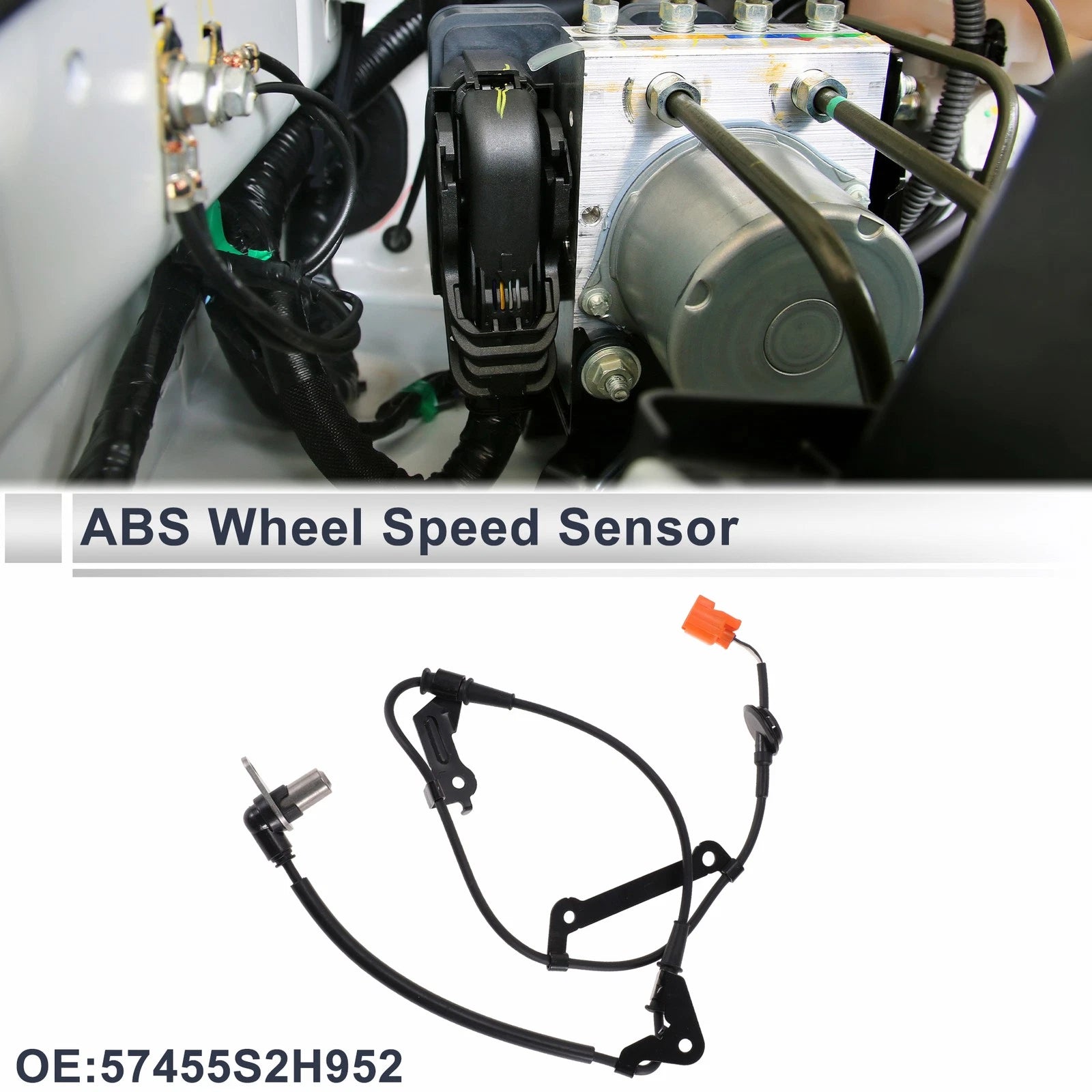 ABS Wheel Speed Sensor No. 57455S2H952 for Honda HR-V (1999–2006) Front Left