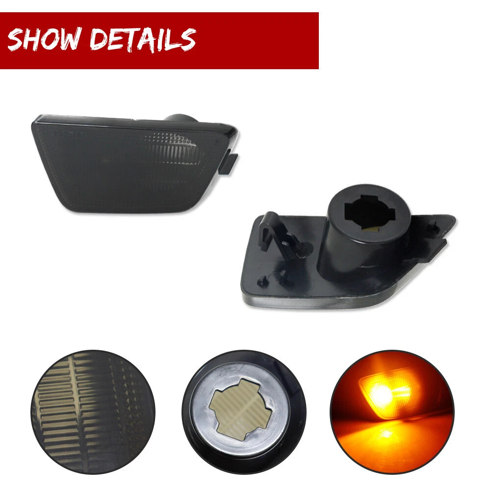 Set of 2 Front Corner Side Marker Lights for Chevy Cruze (2011–2015)