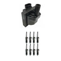 Ignition Coil & Denso Spark Plugs Kit for C1500 Escalade V8 (1999–2000)