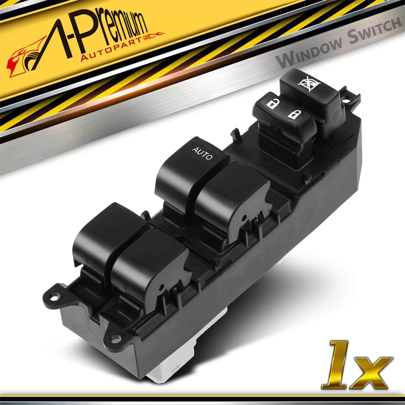 Front Left Power Window Switch for Toyota Camry (2007–2009) Tacoma Yaris (2007–2010)