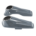 6.5" Speaker Hard Saddlebags Lids for Harley Road Glide (2014–2024) Gunship Gray