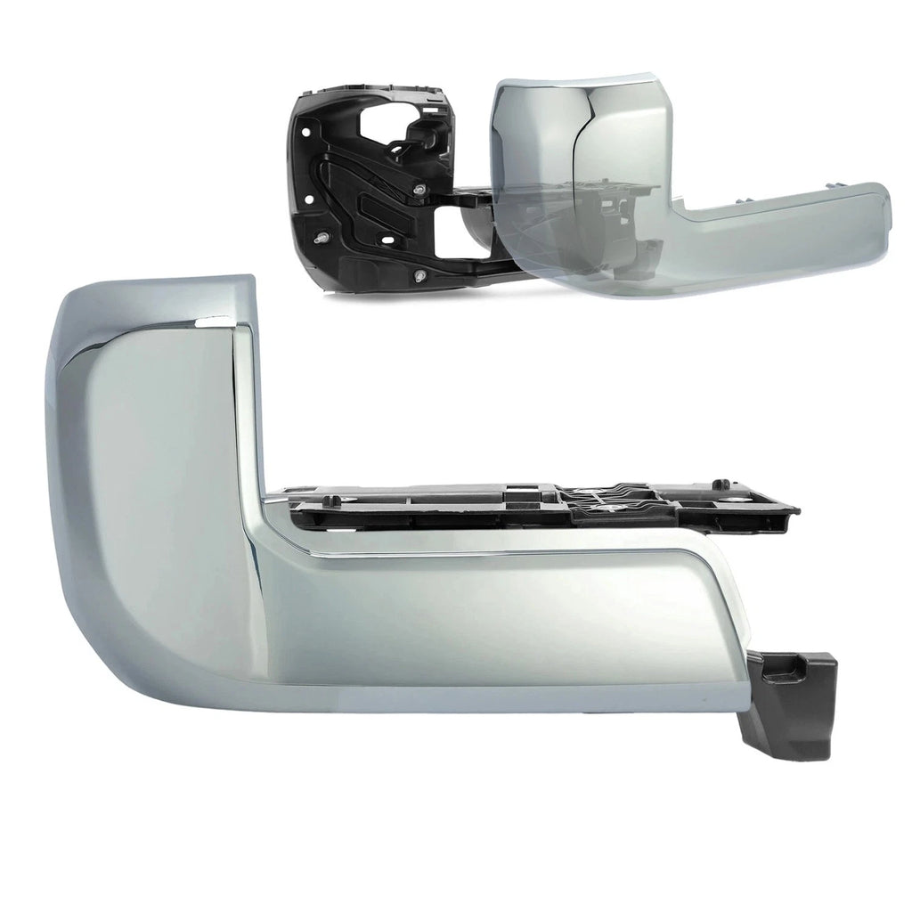 Rear Left Bumper End Cap + Outer Extension Insert Bracket for Toyota Tacoma (2016–2023)
