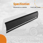 Driver Front Lower Door Molding for Ford Explorer (2016–2019) HB5Z7820879BA